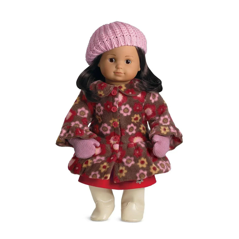 AMERICAN GIRL BITTY BABY MATCHING Fleece Coat for Dolls and Girls