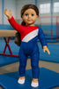 3 PC American Girl & 18-Inch Doll Gymnastics Outfit