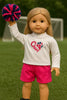 CHEER SPIRIT – 2 Piece Cheer Set for American Girl Doll