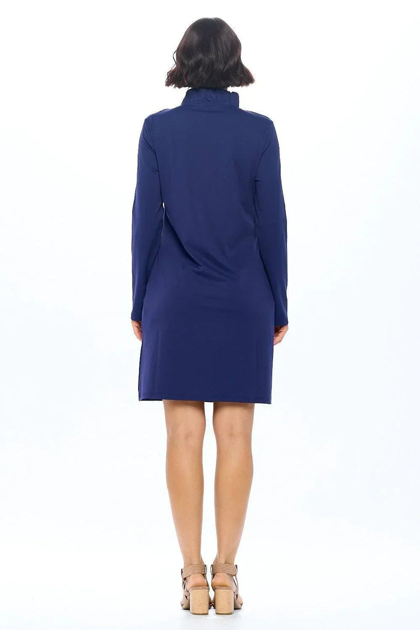 Aryeh Ruffle Neck Resort Dress