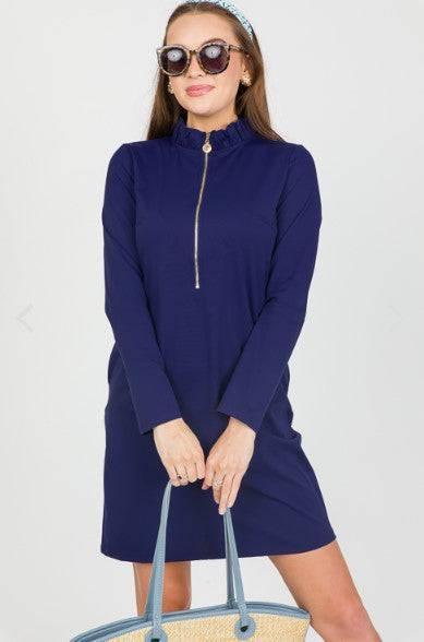 Aryeh Ruffle Neck Resort Dress