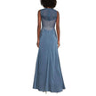 BCBG MAXAZRIA Lace Embroidered Satin Gown