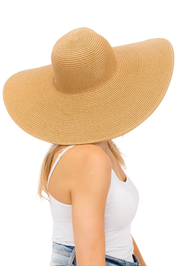 Wide Brim Floppy Beach Hat for Women…Oversized UV Protection Vacation Hat