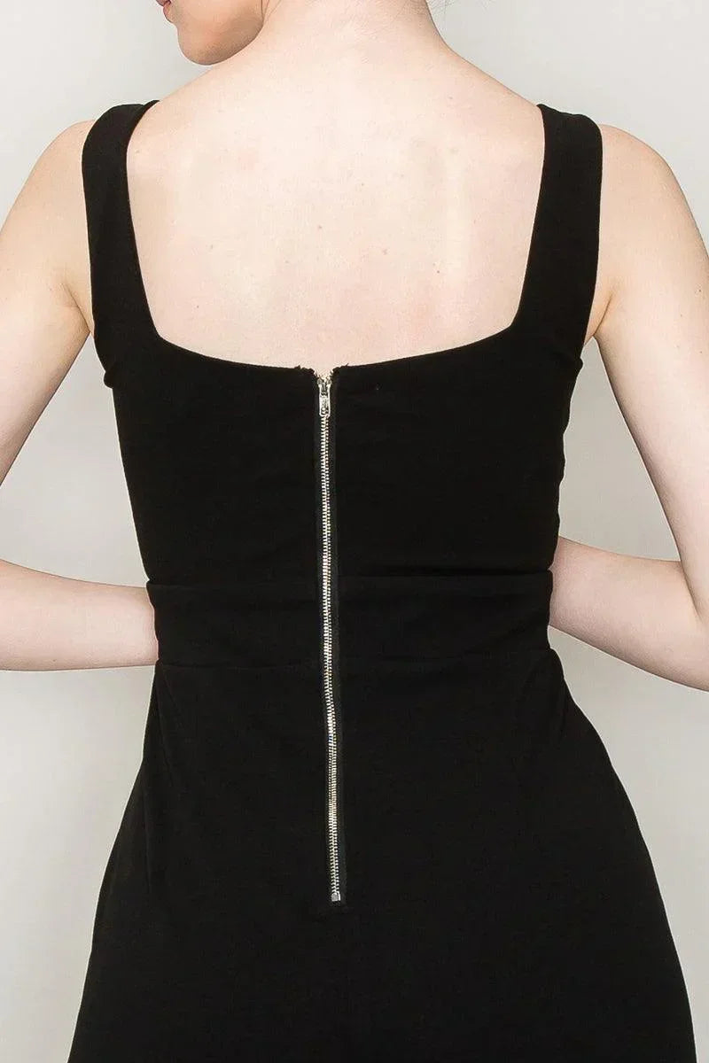 INA Front Cut Out Detail Jumpsuit - Cape Cod Fashionista