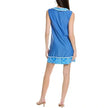 CABANA LIFE Blue Windermere- sleeveless Tunic Mini Dress UPF 50+ Protection