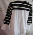 BY NANCY HAND EMBROIDERED CRYSTALS SWEATSHIRT FAUX COTTON SHIRT HEM
