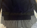 BY NANCY HAND EMBROIDERED CRYSTALS SWEATSHIRT FAUX COTTON SHIRT HEM