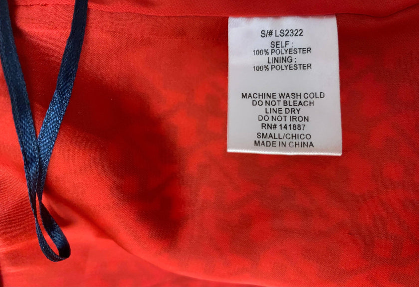 C. LUCE TRUMPET A-LINE JACQUARD PRINT SKIRT SIZE SMALL