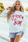 Round Neck Long Sleeve Sweatshirt - Cape Cod Fashionista