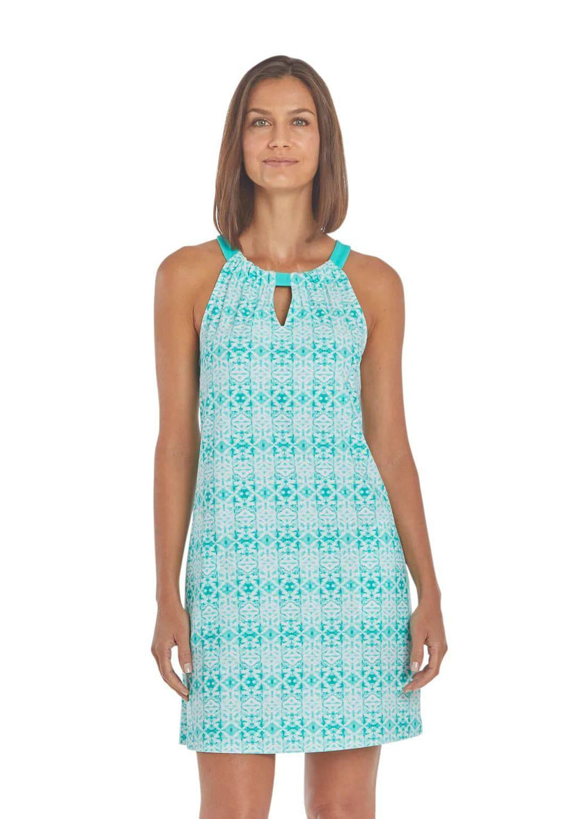 Cabana Life Women's Sunshine Shores Sleeveless Shift Dress Small Cabana Life Women's Sunshine Shores Sleeveless Shift Dress Small