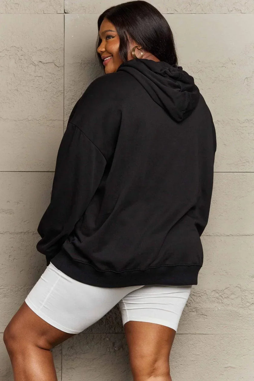 Simply Love Full Size MERRY CHRISTMAS Graphic Hoodie - Cape Cod Fashionista