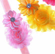 BABY GIRL LACE RHINESTONE FLOWER HEADBAND