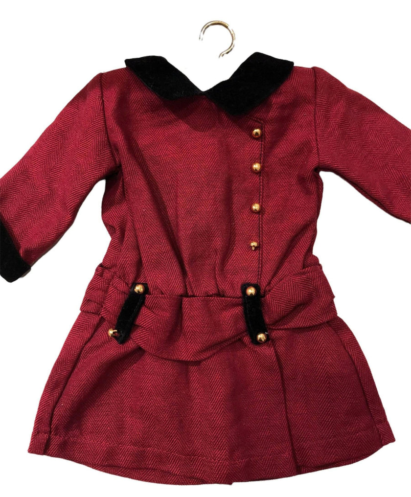 Retired American Girl Doll Rebecca Classic Meet Red Dress