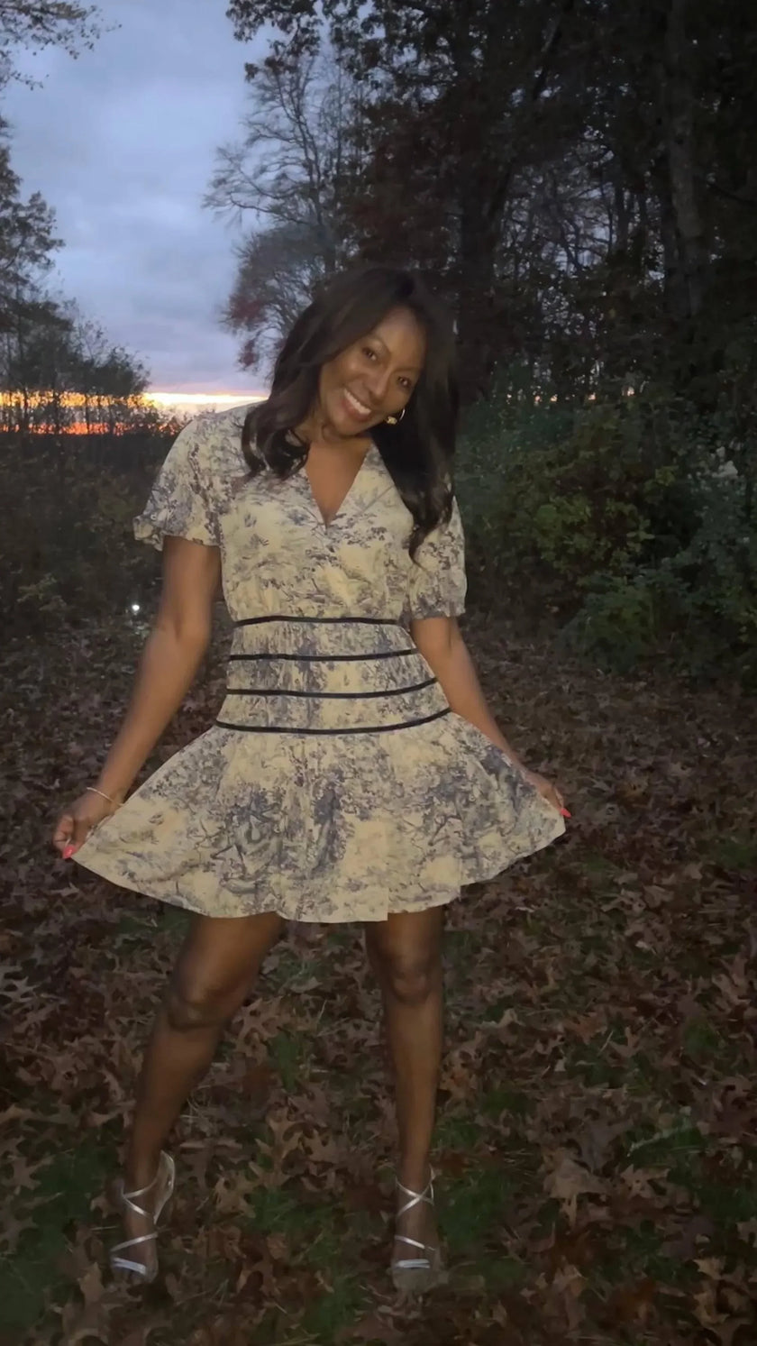 Milly Midnight Toile Women's Dress