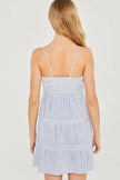 Picnic Time Cotton Tiered Gingham Babydoll Vaca Dress