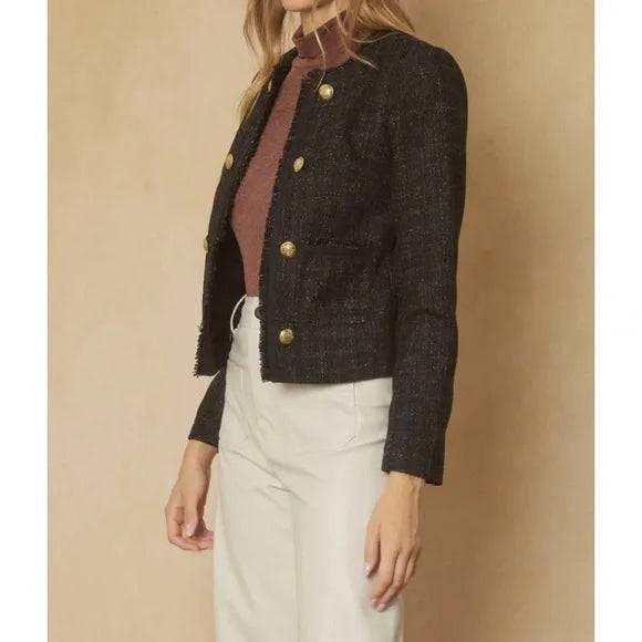 WOMEN'S TIMELESS tweed blazer