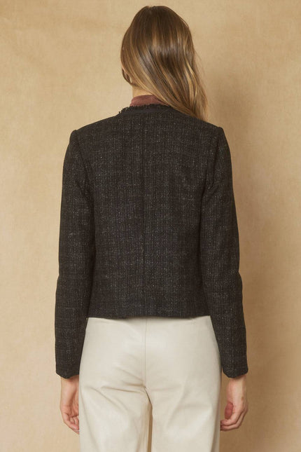 Blair's Black Timeless Tweed Blazer