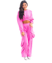 Barbie Bubble Gum Pink Cargo Pant Set