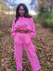 Barbie Bubble Gum Pink Cargo Pant Set