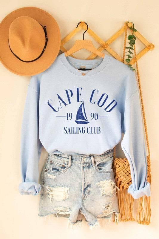 Cape Cod Sailing Club Baby Blue Crewneck