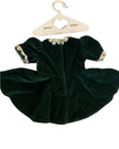 American Girl MOLLY Retired GREEN VELVET HOLIDAY CHRISTMAS DRESS OUTFIT REPRO ... 1994 Pleasant Company