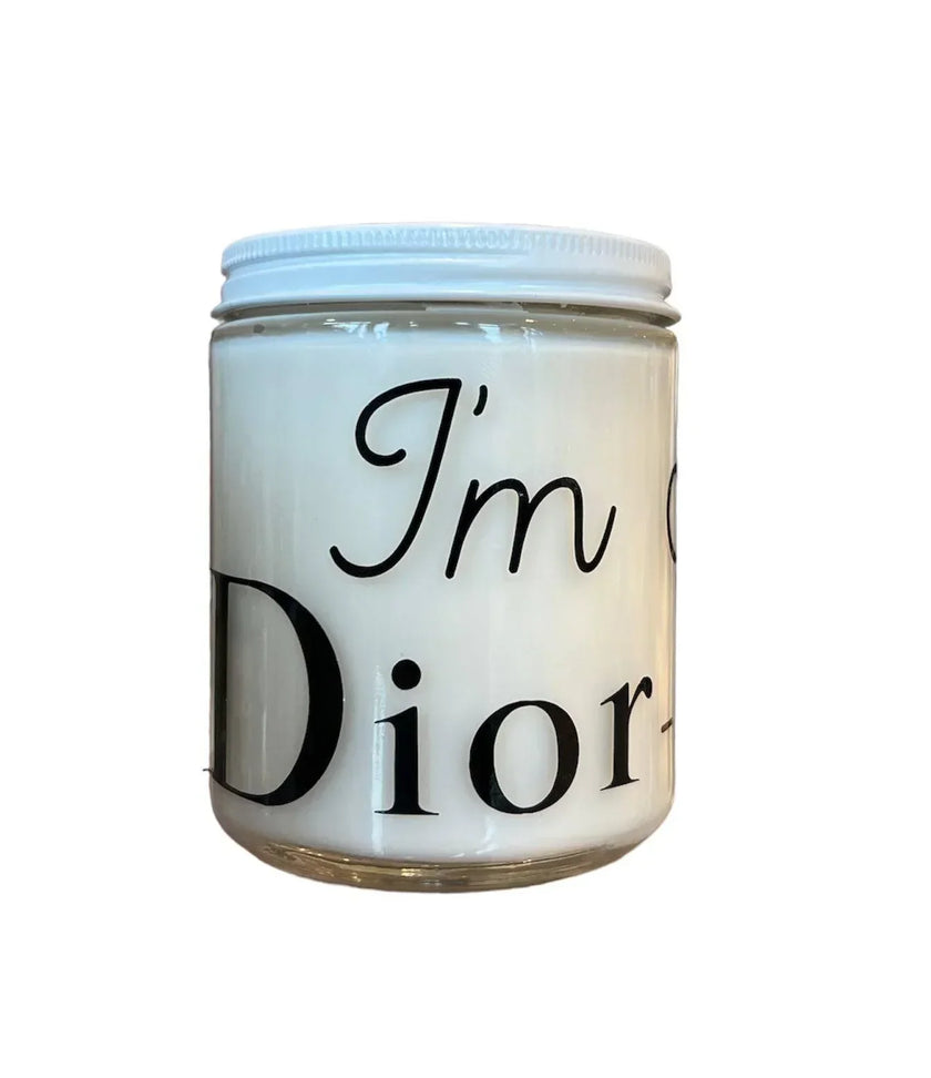 Designer Black I'm So Dior-able Candle