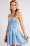 OUT ALL NIGHT TIERED CAMI DRESS