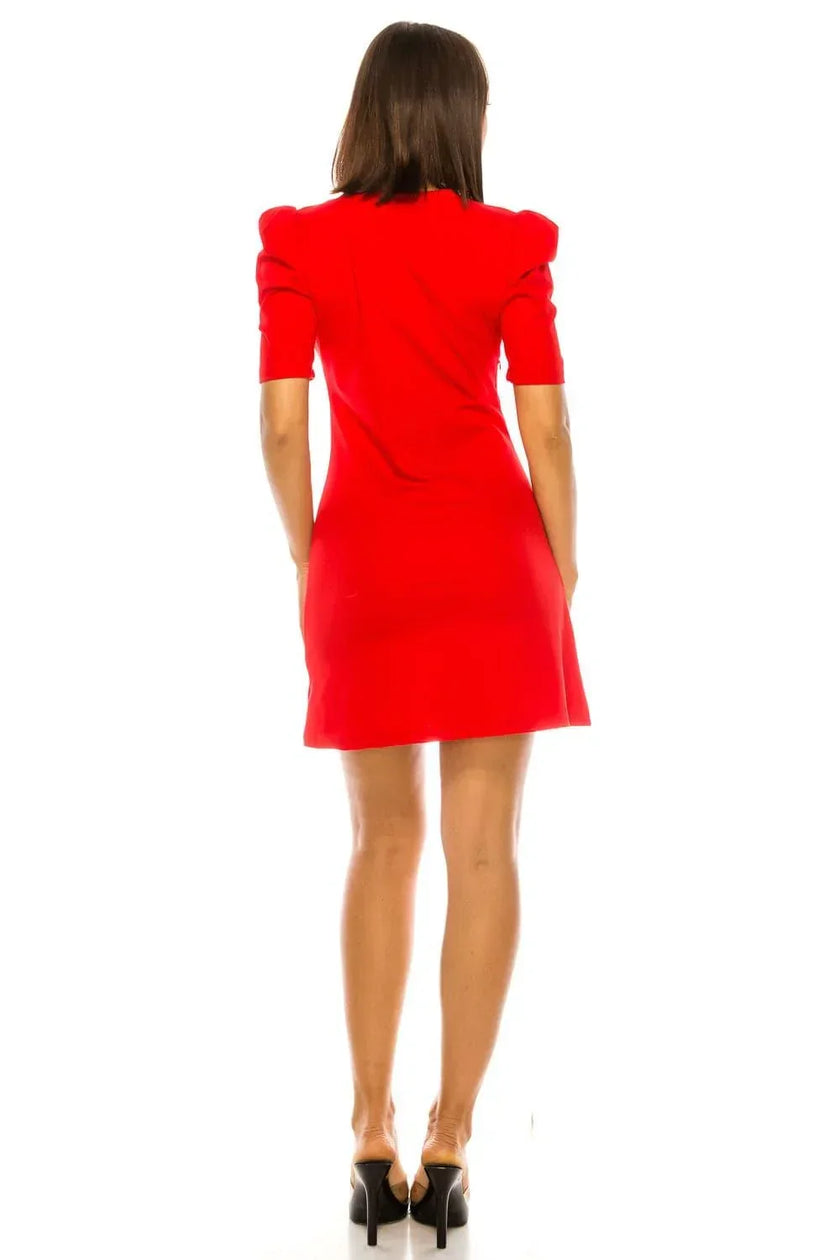 Women's short sleeve mini dress