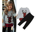 GIRLS TARTAN Reindeer 2 PC GIRLS OUTFIT