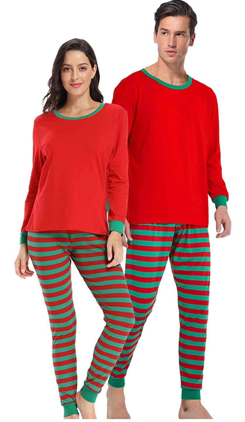 HOLIDAY CHRISTMAS STRIPED FAMILY DOLLS MATCHING PAJAMAS