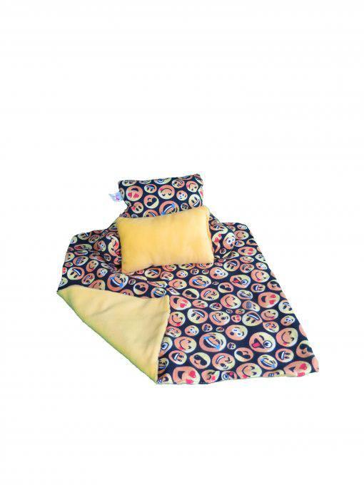 3 pc Emoji Bedding Set for American Girl & 18