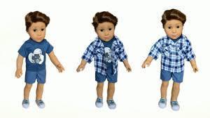 3 PIECE POLO PANTS FOR AMERICAN GIRL BOY DOLL