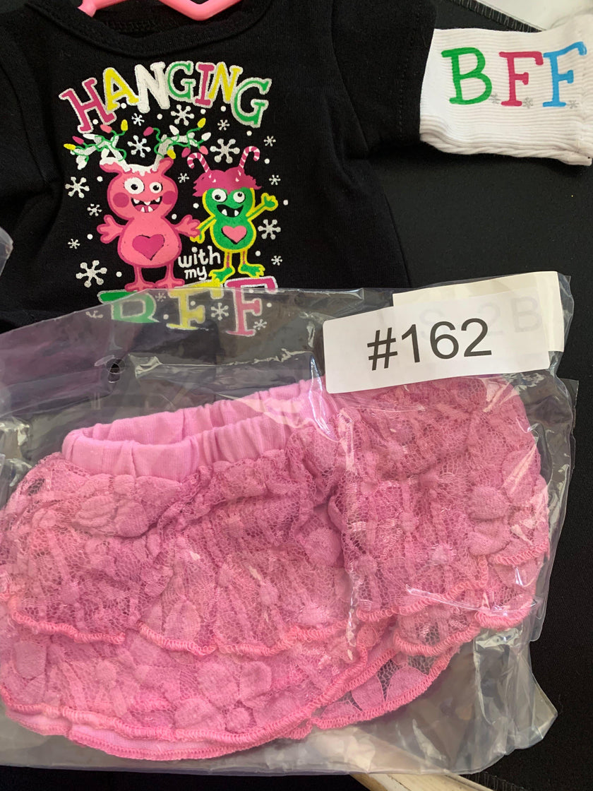 2 PC BFF SKIRT SET FOR AMERICAN GIRL DOLL