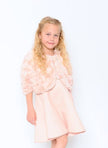 NINA & NELLI - TWEEN GIRLS SLEEVELESS SPECIAL OCCASION TULLE EMBROIDERED BLUSH DRESS