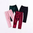 GIRL'S STRETCH VELVET COZY LEGGINGS