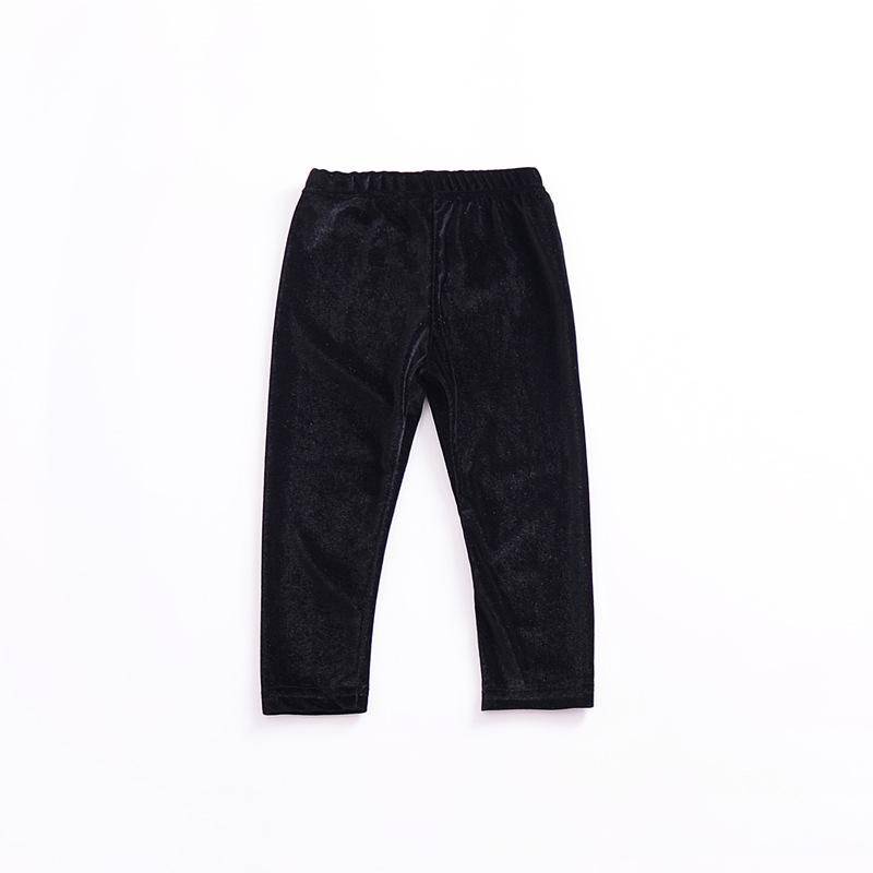 GIRL'S STRETCH VELVET COZY LEGGINGS