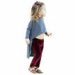 GIRL'S STRETCH VELVET COZY LEGGINGS
