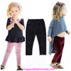 GIRL'S STRETCH VELVET COZY LEGGINGS