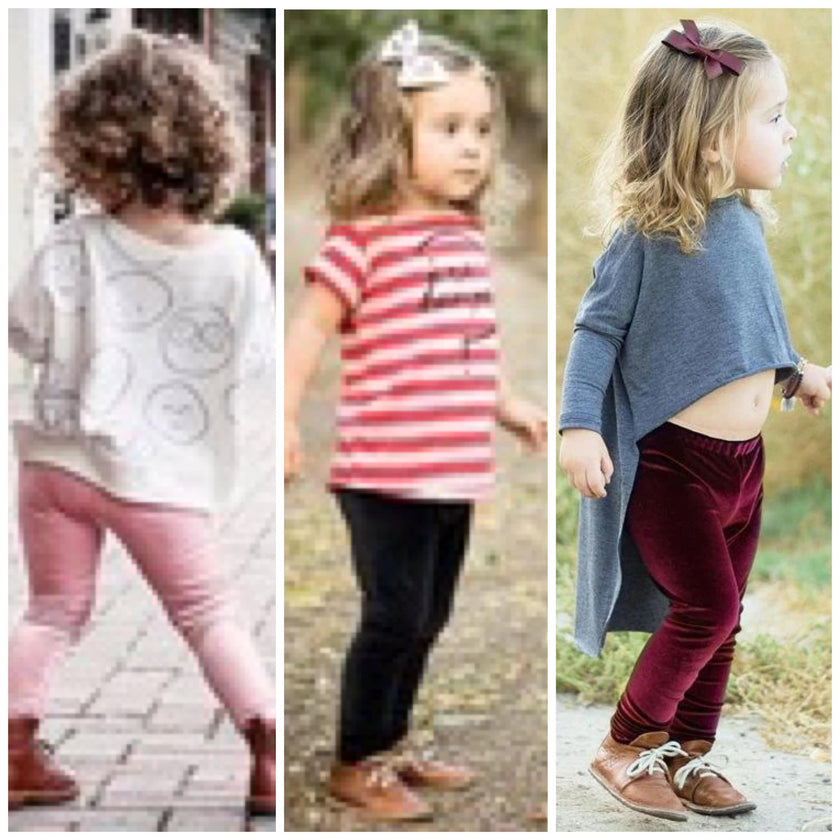 GIRL'S STRETCH VELVET COZY LEGGINGS