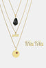 Triple-Layer MAMA I LOVE YOU Pendant Combo Deal