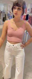 Princess Neck Crop Top