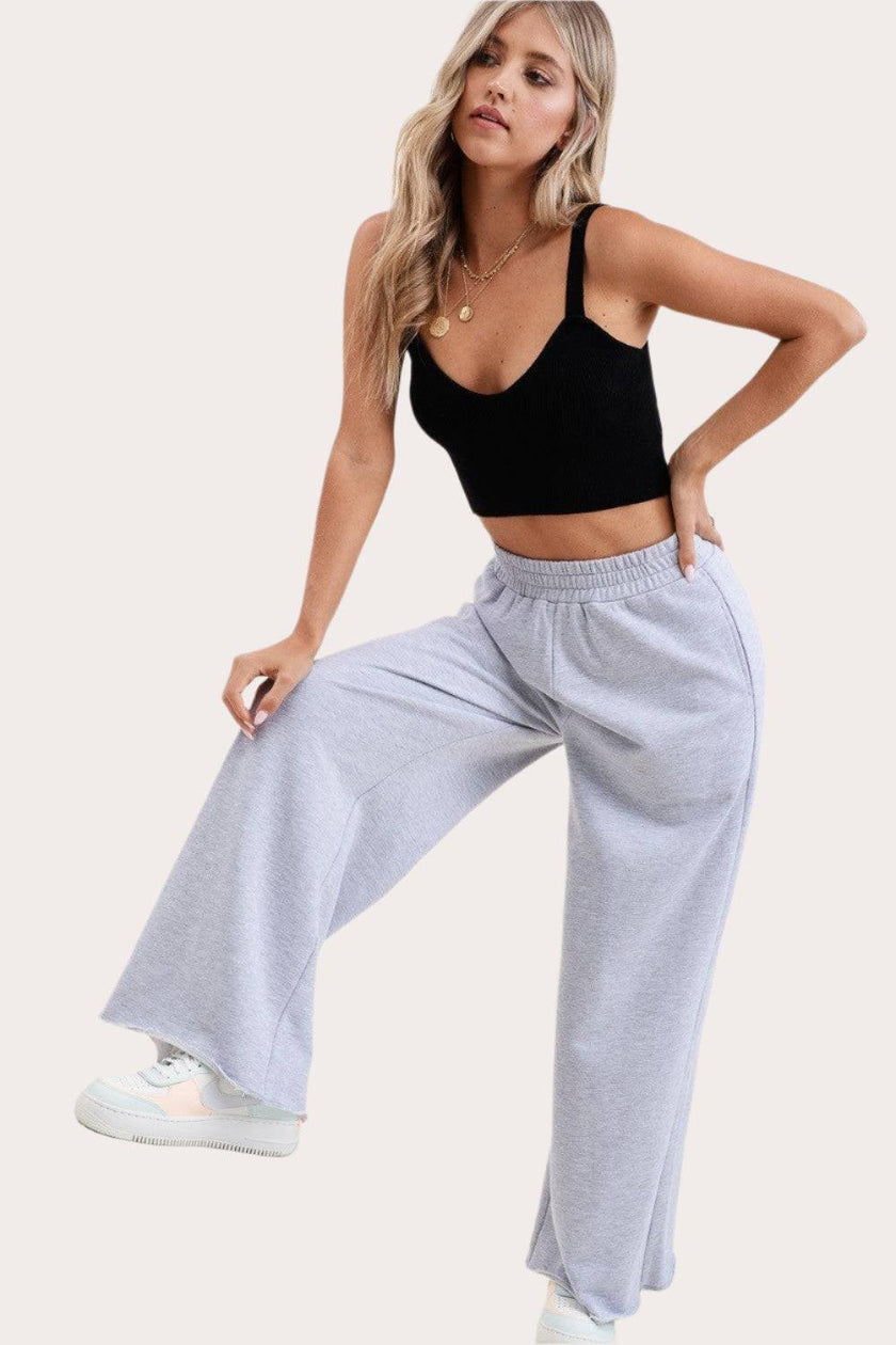 Ribbed Crop Knit Tank Top