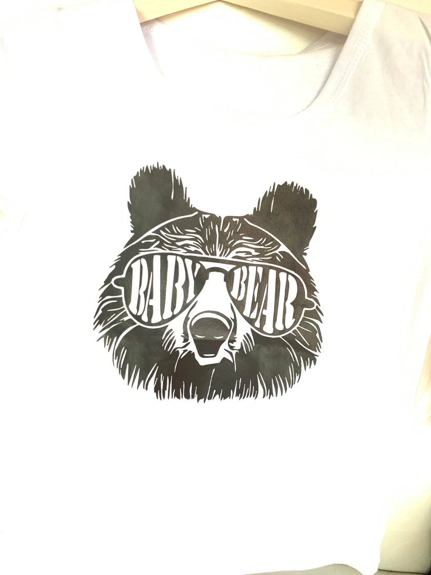 PAPA BEAR BABY BEAR MATCHING FATHER'S DAY TEES