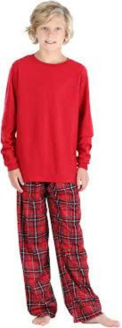 Family Holiday Matching PLAID 2 PC PAJAMA SET