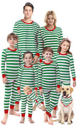 KIDS & DOLLS MATCHING STRIPED PAJAMA SET