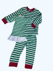 KIDS & DOLLS MATCHING STRIPED PAJAMA SET