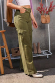 Oh So Olive Cargo HIGH WAIST PANTS