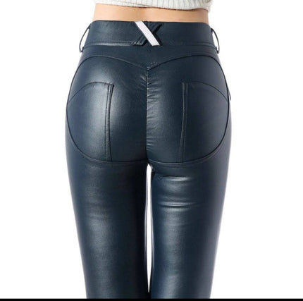 Livin' it up Leather Leggings