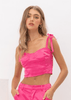 BARBIE Hot Pink Satin Bustier Top