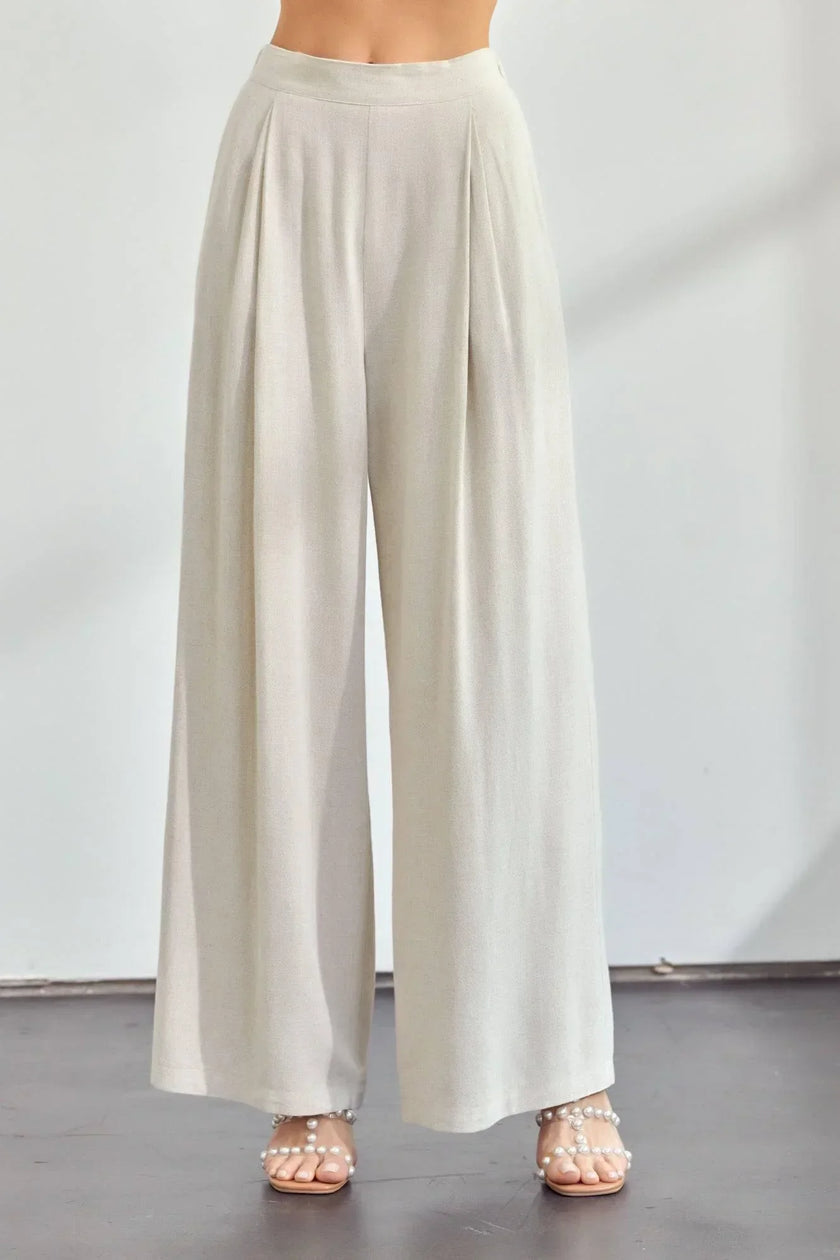 RESORT READY LINEN Luxury Palazzo Vacation Pants